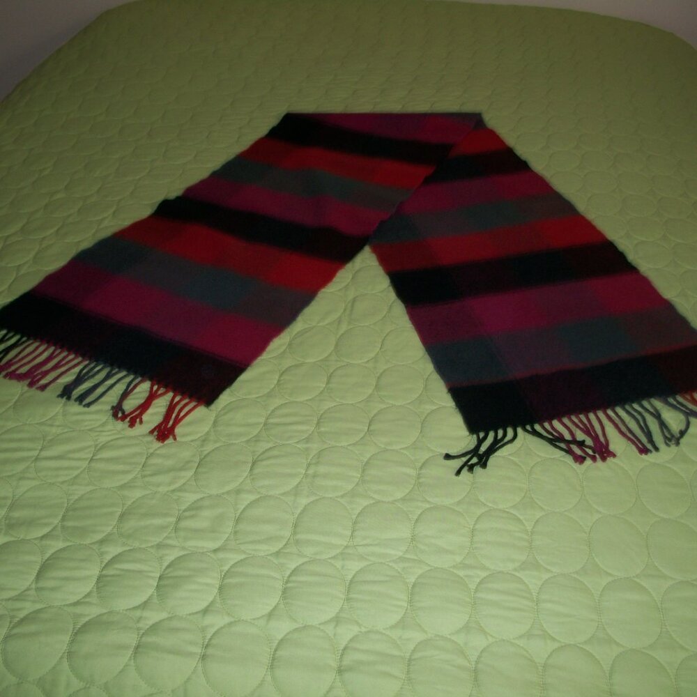 Men's Made in Scotland Plaid 100% Cashmere Scarf